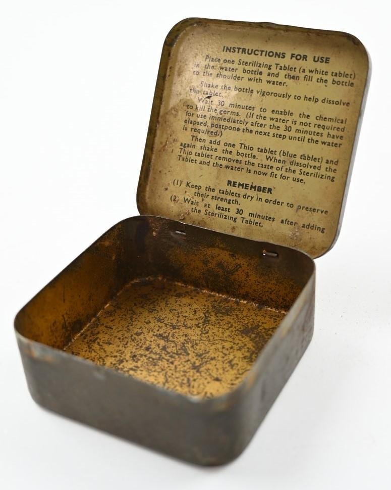 British WW2 Sterilizing Tin Can — image 3