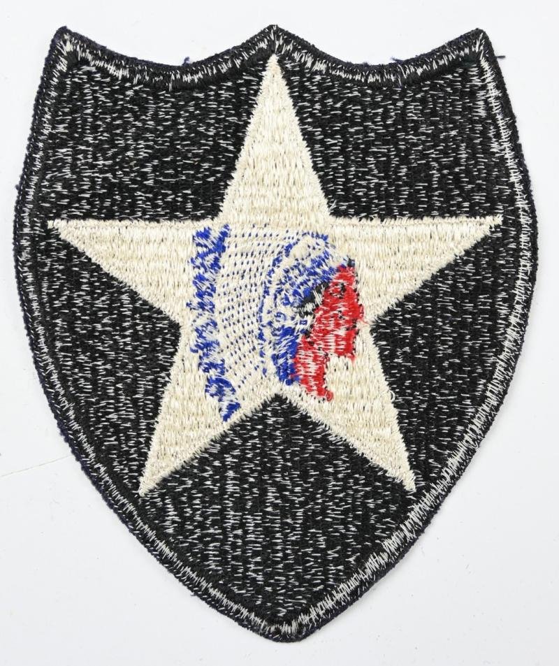 US WW2 2nd Infantry Division 'Indian Head' SSI Patch — image 2
