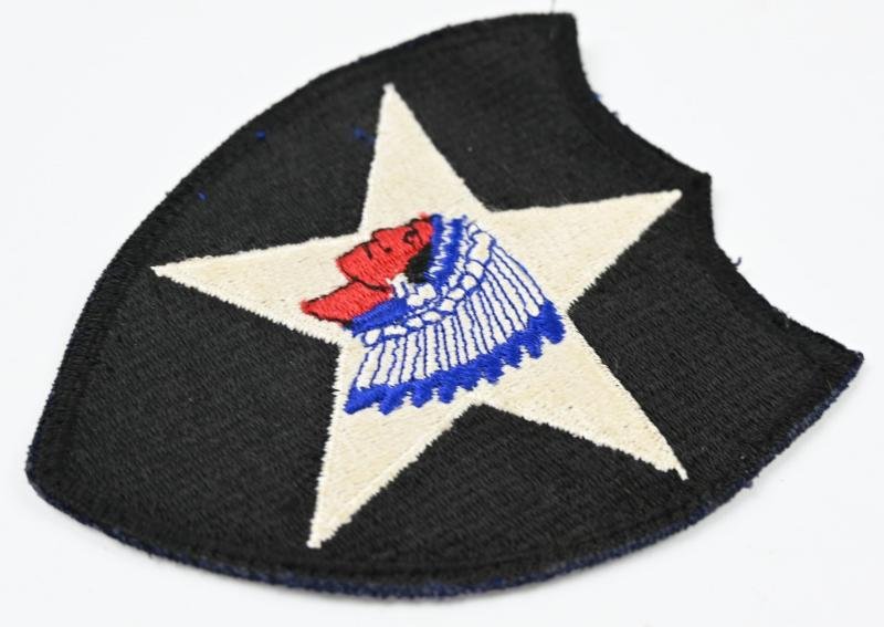 US WW2 2nd Infantry Division 'Indian Head' SSI Patch — image 3