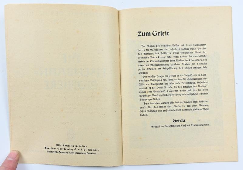 German Booklet 'Eisenbahn Pioniere, Waffenhefte des Heeres' — image 3