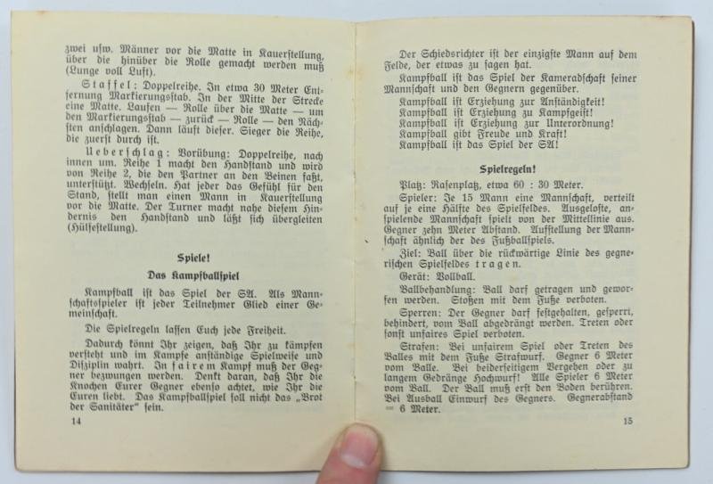 German SA Booklet 'Die körperliche Ertüchtigung in der SA' — image 5