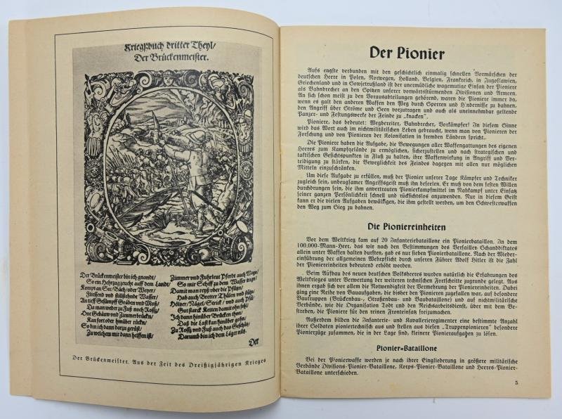 German Booklet 'Pioniere, Waffenhefte des Heeres' — image 3