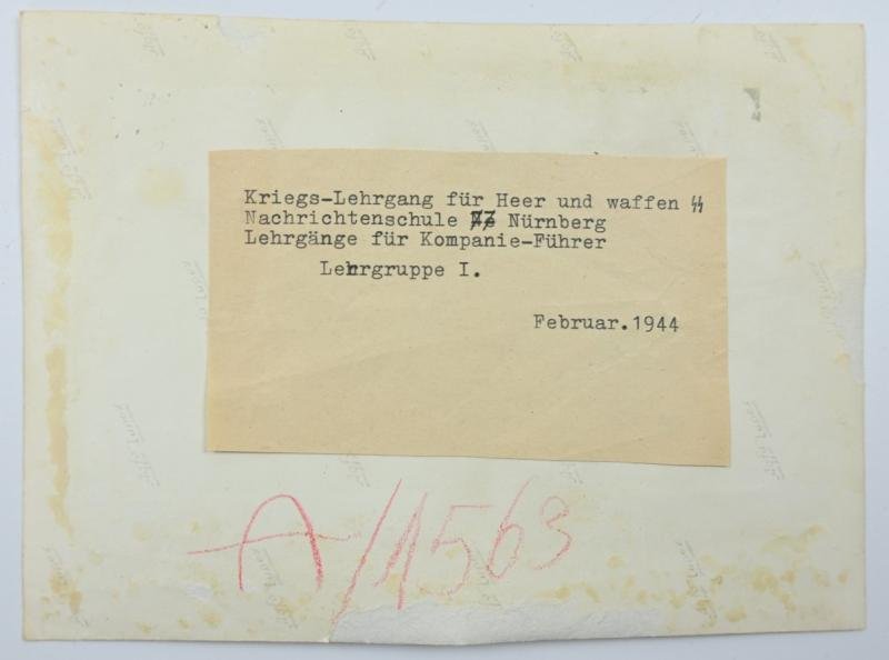 German WH Press Photo 'Nachrichtenschule' — image 2