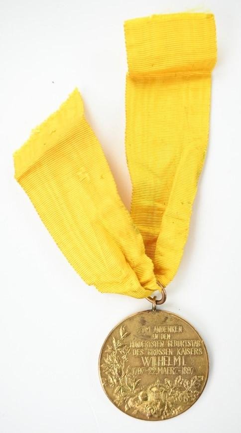 German Kaiser Wilhelm Memorial Medal — image 3