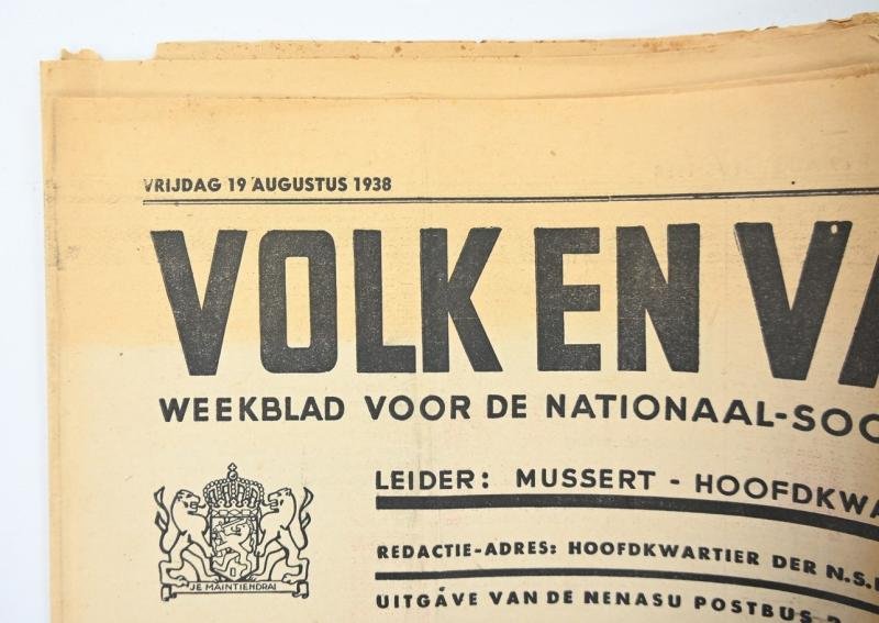 Dutch 'Volk en Vaderland' Newspaper — image 2