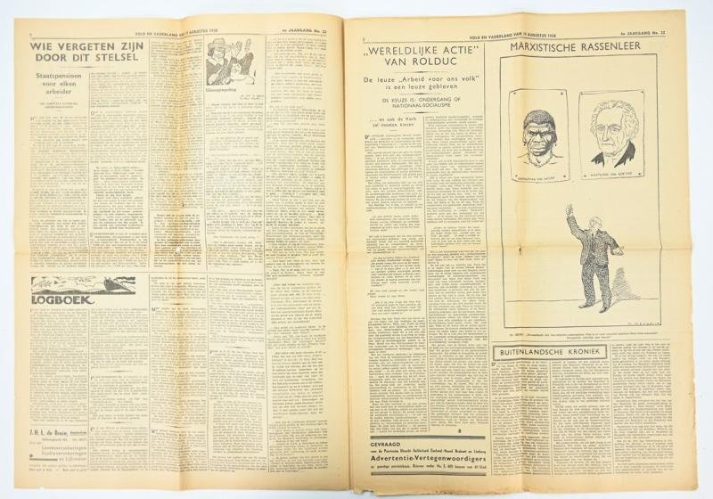 Dutch 'Volk en Vaderland' Newspaper — image 4
