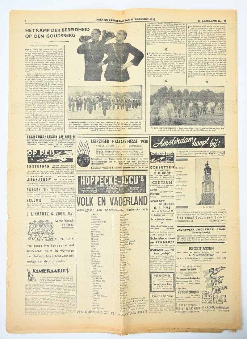 Dutch 'Volk en Vaderland' Newspaper — image 7