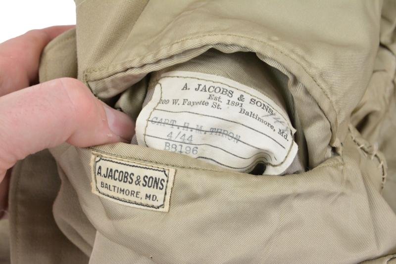 US Army Airforce Officers Summer Tunic 'Major Harry M. Thron' — image 4