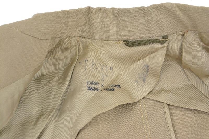 US Army Airforce Officers Summer Tunic 'Major Harry M. Thron' — image 5