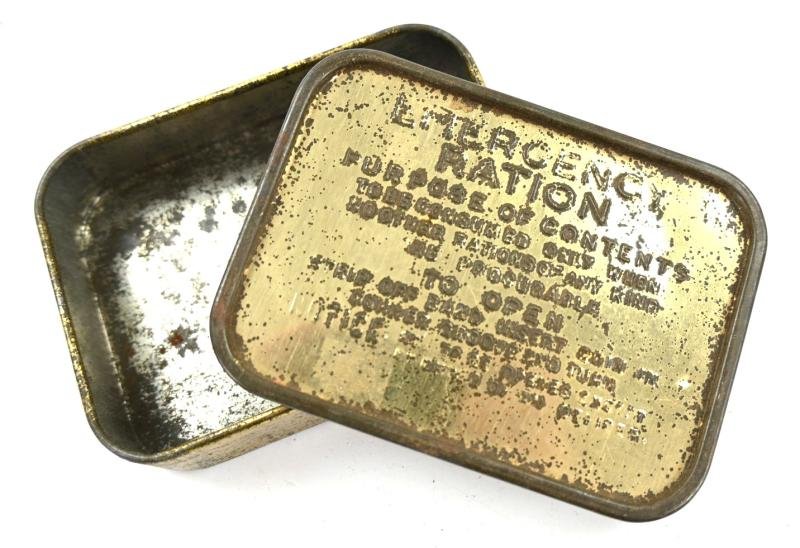 British WW2 Emergency Ration Tin Can — image 4