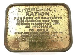 British WW2 Emergency Ration Tin Can