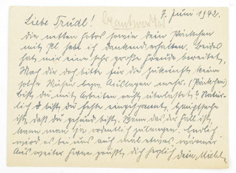 German WH Fieldpost Card — image 2