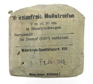 German First Aid Bandage 1945