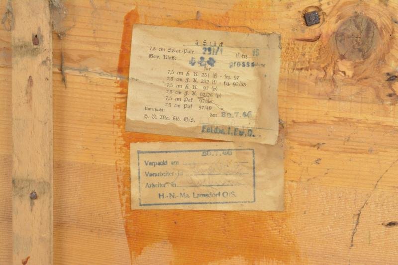 German WH 7,5cm PAK 97/38 Ammunition Box — image 7