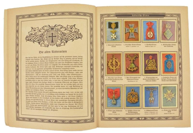 German Third Reich Cigaret Album 'Orden' — image 4