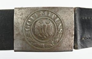 German WH Combat Belt & Beltbuckle