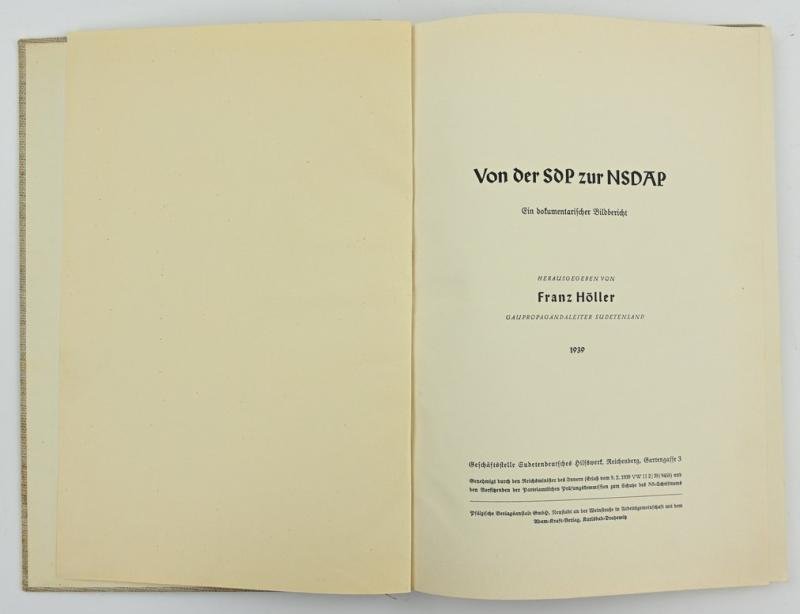 German Book: 'Von der SdP zur NSDAP' — image 2