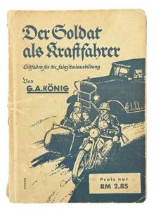 German Book: Der Soldat als Kraftfahrer - Leitfaden für die …