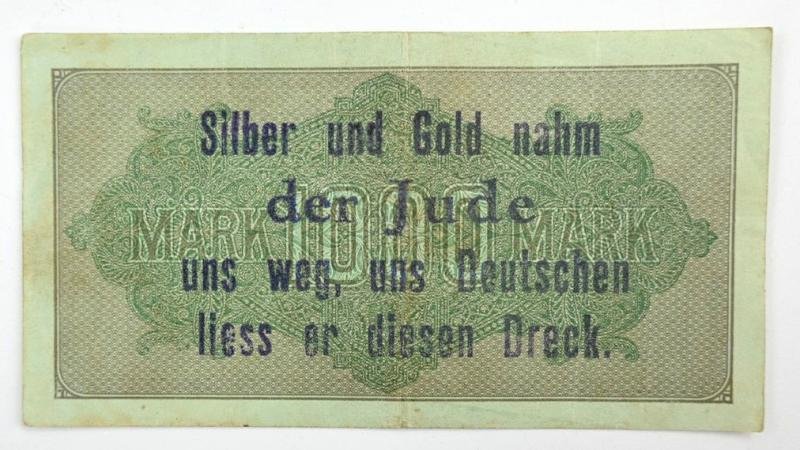 German Third Reich era reprinted banknote — image 2