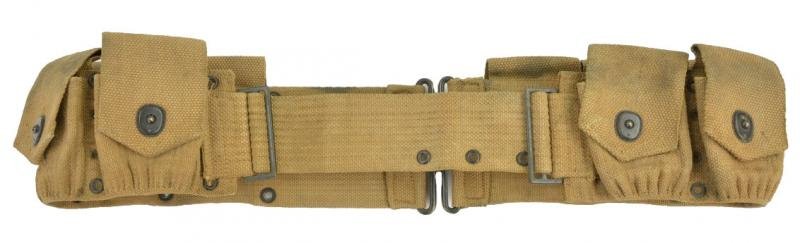 US WW1/WW2 M-1918 Cal.30 Cartridge Belt Mounted — image 2