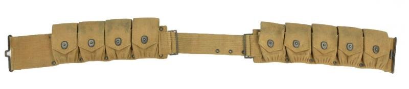 US WW1/WW2 M-1918 Cal.30 Cartridge Belt Mounted — image 4