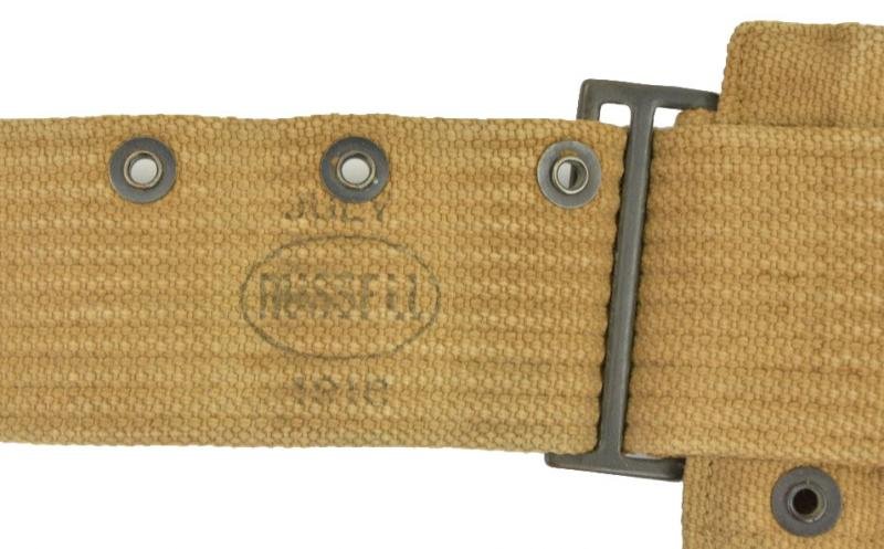 US WW1/WW2 M-1918 Cal.30 Cartridge Belt Mounted — image 5