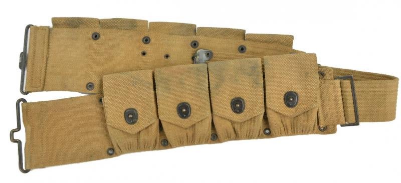 US WW1/WW2 M-1918 Cal.30 Cartridge Belt Mounted — image 6