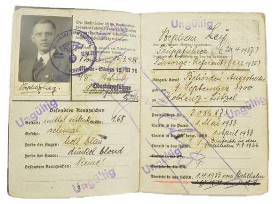 German NSKK Member Pass — image 3