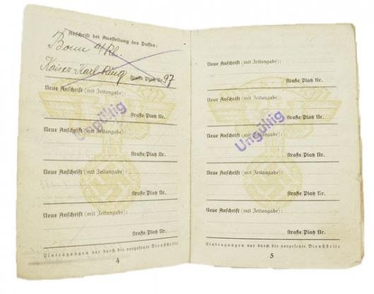 German NSKK Member Pass — image 4