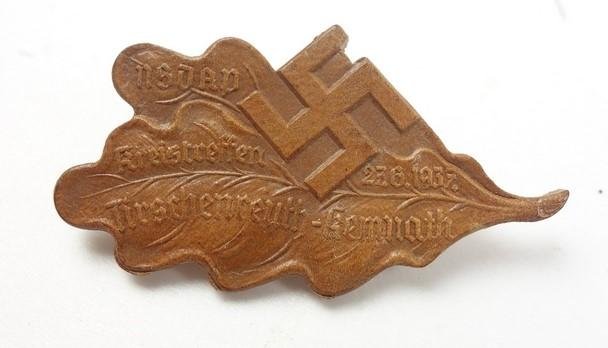 German NSDAP Badge Kreistreffen 27.6.1937 Tirschenreuth-Kemnath — image 3