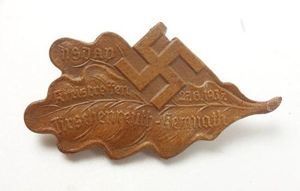 German NSDAP Badge Kreistreffen 27.6.1937 Tirschenreuth-Kemnath