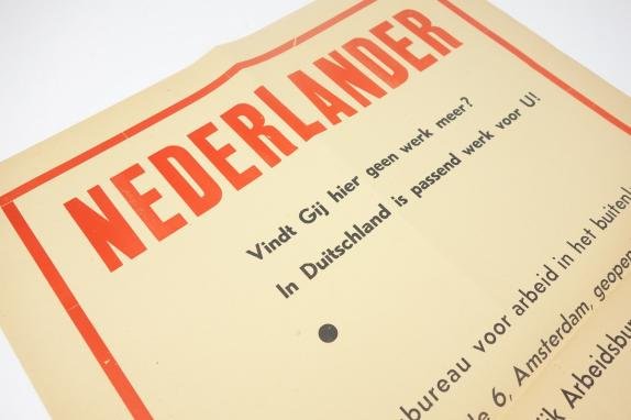 Dutch NSB Poster Nederlander — image 3