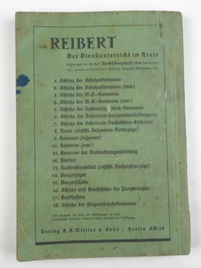 German WH Handbook 'Reibert' — image 5