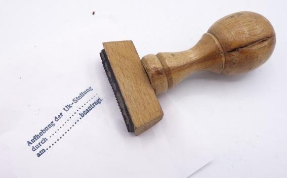 German WH Ink-Stamp 'Uk-stellung' — image 2
