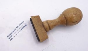 German WH Ink-Stamp 'Uk-stellung'