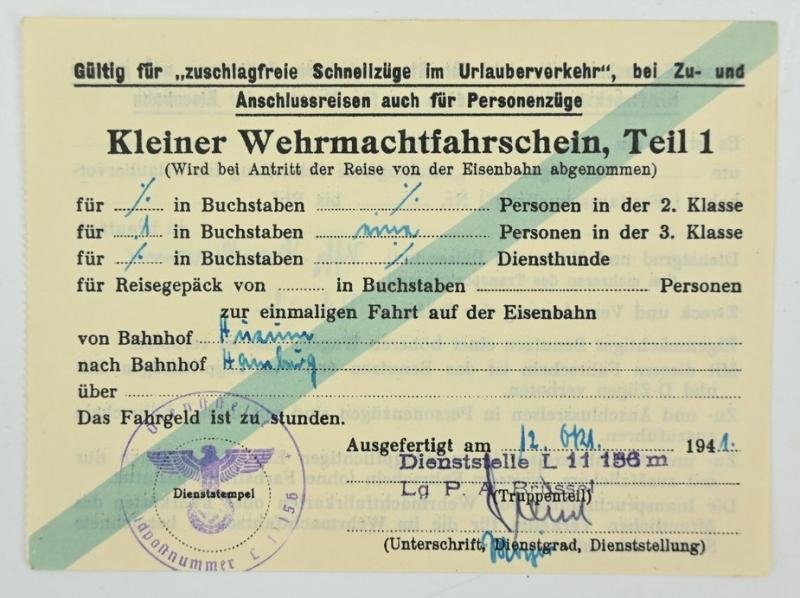 German WH Travel Permit part 1&2 — image 2