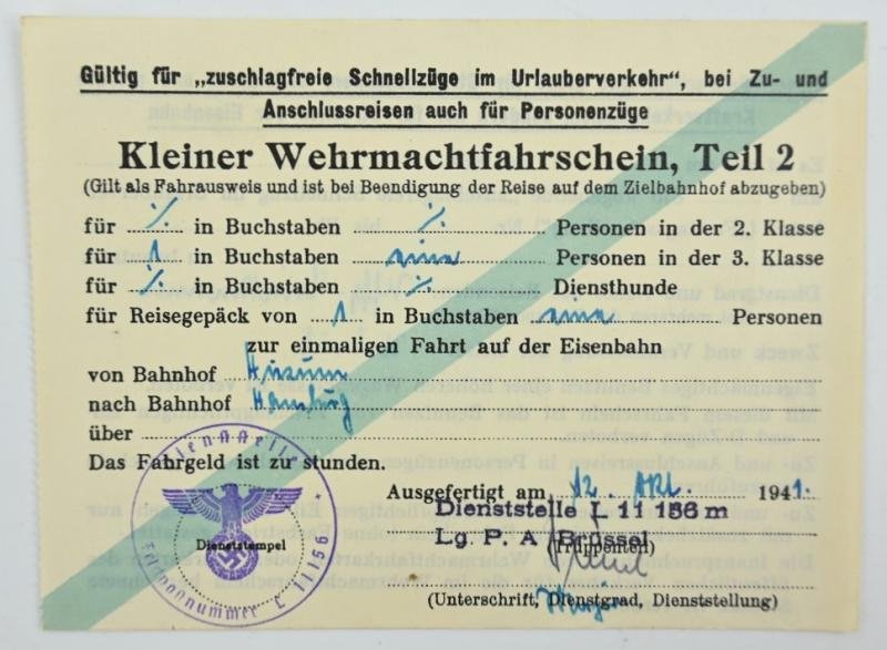 German WH Travel Permit part 1&2 — image 4
