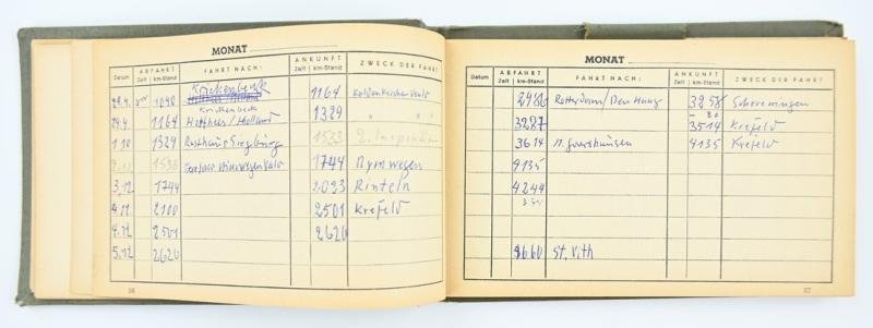 German DDAC Bordbuch 1940 — image 4