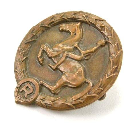 German Youth Horse Rider Badge in Bronze — image 2