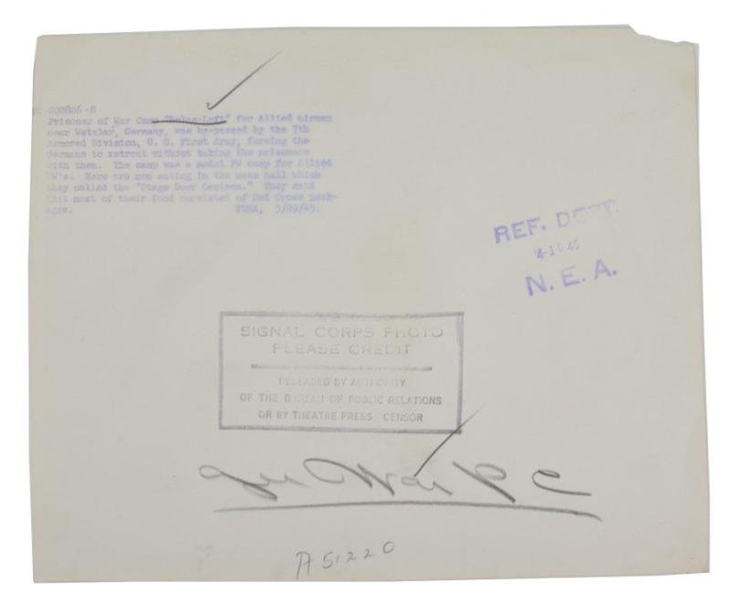 US WW2 Prisoner of War Picture Wetzlar Germany — image 2
