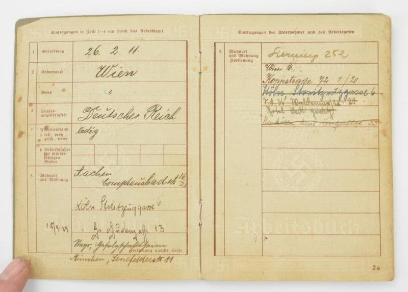 German Workers Pass 'Rosa Stiefsohn' — image 3