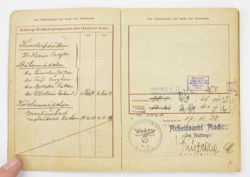 German Workers Pass 'Rosa Stiefsohn' — image 5
