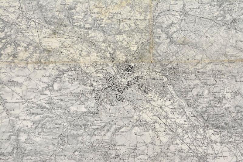 German WW1 Mapcard of Dresden — image 4