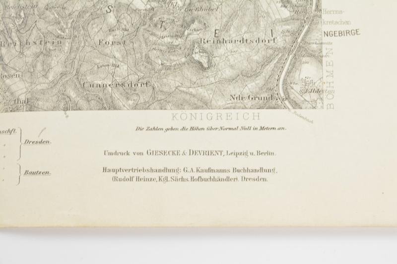 German WW1 Mapcard of Dresden — image 6