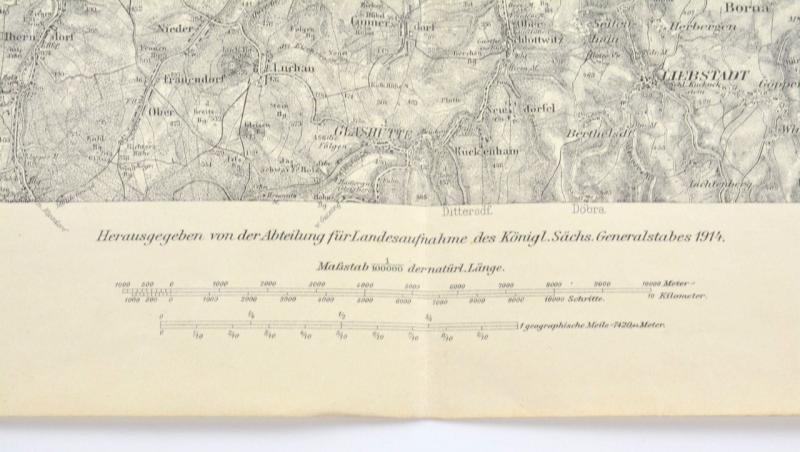 German WW1 Mapcard of Dresden — image 7