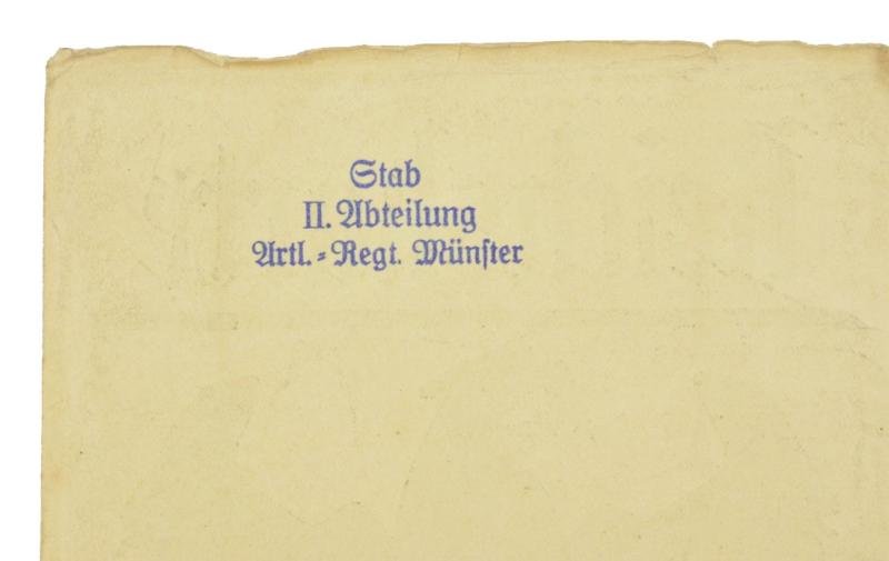 German WH Roadmap 'Artillerie Regiment Münster' — image 3