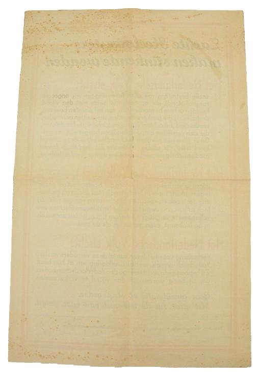 Dutch Poster 'Zachte Heelmeesters maken Stinkende Wonden' — image 2