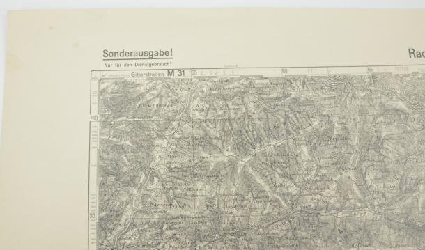 German Mapcard 'Radstadt' Austria — image 3