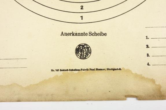 German WW2 Shooting target disk — image 3