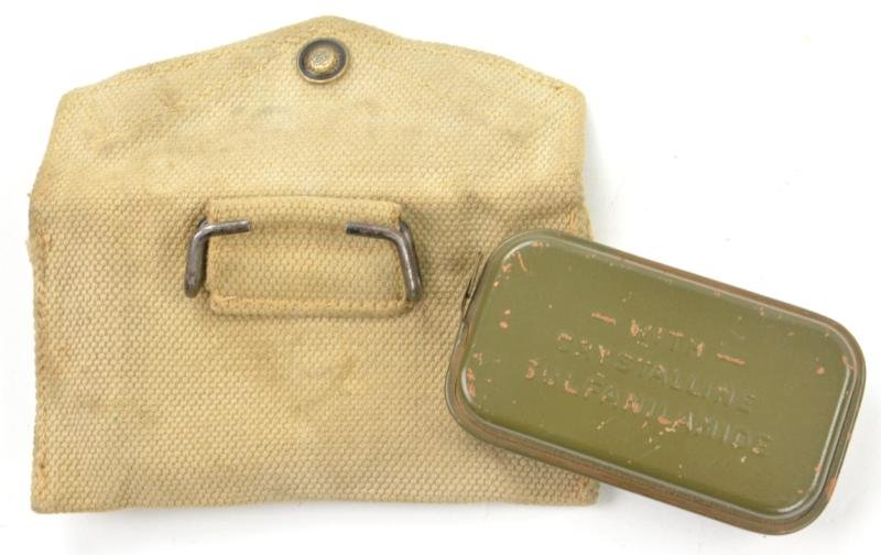 US WW2 First Aid Kit with Pouch British Made — image 4